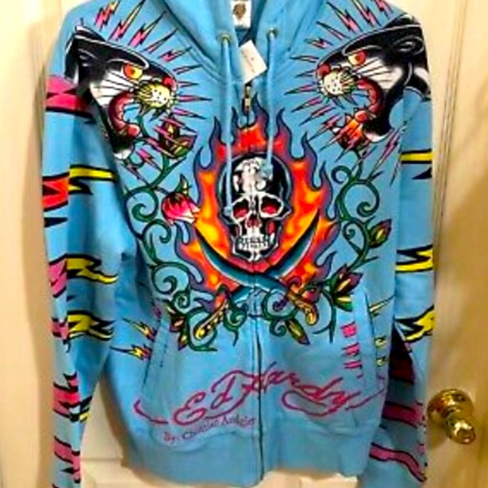 Ed Hardy Mens Zip up